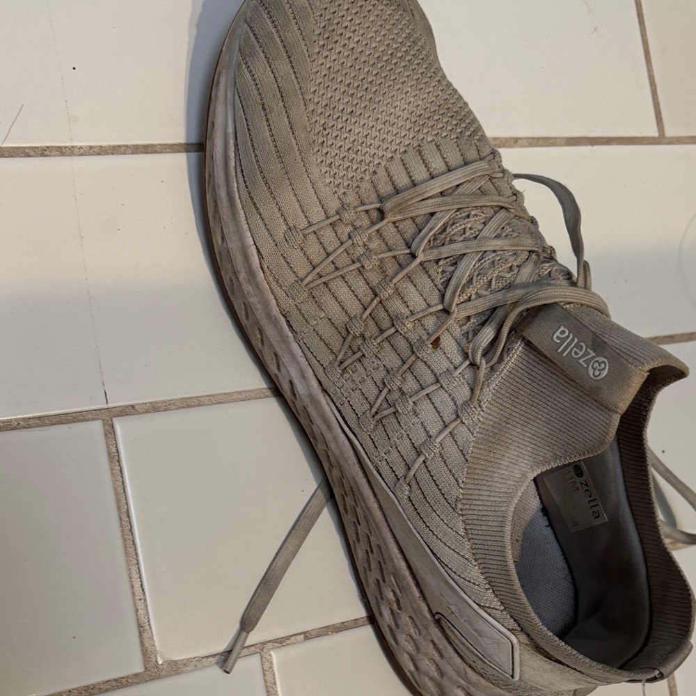 Zella Men's Taupe Knit Sneakers